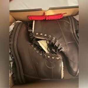 Timberland Dark Brown Leather Boots